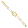 TWO STRING CZ PEARL WATCH -JPNJ-642 - Click here to View more details about this Product